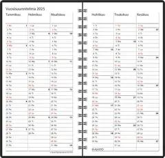 Taskukalenteri Agenda, musta - 2