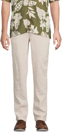 London Fog miesten pellavachinot 202LF15265 - Light Beige - 1
