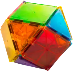 MAGNA-TILES® Clear Colours 32 osaa -magneettirakennussarja - 4