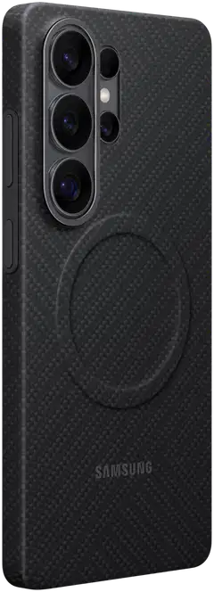 Samsung suojakotelo Galaxy S26 Ultra Carbon Magnet -Qi2 musta - 3