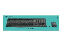 Logitech hiiri ja näppäimistö langattomat MK235 musta - 2