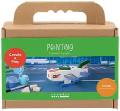 Creativ Company askartelusetti mini maalaus, lentokone - 1