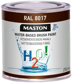 Maali H2O! RAL8017 Suklaanruskea 250ml - 1