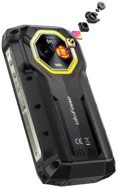 Ulefone Rugged-älypuhelin Armor Mini 20T Pro 5G 256 GB musta - 2