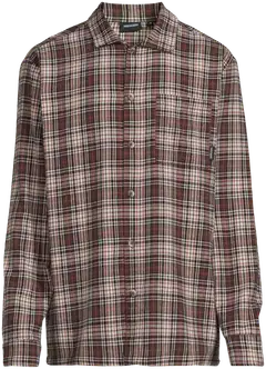 Reino&Aino miesten flanellipyjama - BROWN - 10