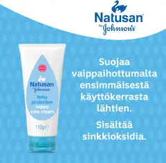 Natusan by Johnson's Nappy Care Cream sinkkivoide 110 g - 5