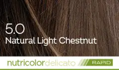 Biokap nutricolor delicato rapid 5.0 natural light chestnut - 3