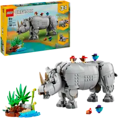 LEGO® Creator 31171 Villieläimet: Mahtava sarvikuono ja linnut - 1
