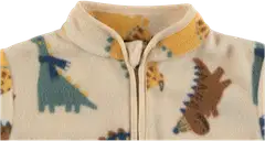 TEX monikäyttöinen vauvojen fleecepuku dinokuviolla I286629 - ECRU 2 - 3