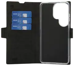 Wave Book Case, Samsung Galaxy S26 Ultra 5G, Musta - 3