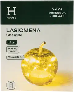 House Led-lasiomena 10 cm, vihreä - 1