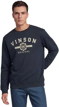 Vinson miesten collegepaita Mirwin - DARK SAPPHIRE - 1