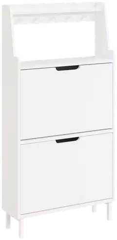 SoBuy kenkäkaappi valkoinen FSR221-W - 1