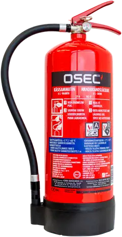 Osec neste/vaahtosammutin 6l, 27A 183B - 1