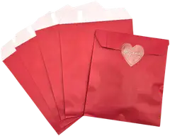 J.K. Primeco paperipussi 18 x 13cm punainen 20kpl - 2