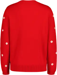 Ronald naisten jouluneule porokuviolla - RED - 2