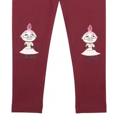 Muumi lasten leggingsit Kultarusetti 593446 - burgundi - 2