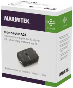 Marmitek Digitaali-Analogimuunnin Connect DA21 digitaalisille äänisignaaleille - 8