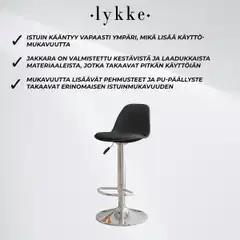 Lykke baarijakkara comfort, musta - 3
