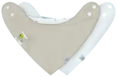 Lässig kuolalappu 2-pack Floral - 2