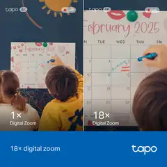 TP-Link Tapo C260 PAN/TILT AI -valvontakamera sisäkäyttöön - 12