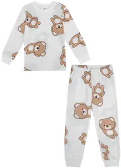 House lasten pyjama Nalle 232H032608 2-pack - Ruskea - 5