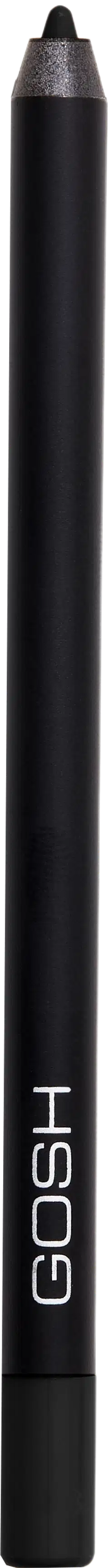 Gosh Velvet Touch Eyeliner Waterproof 027 Hypnotic Grey -silmänrajauskynä 1,2g - Black Ink - 1