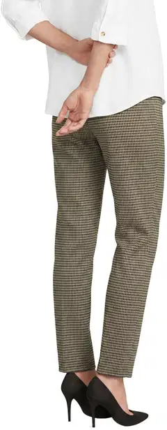 London Fog naisten jaquard-leggingsit 222L263309 - brown aop - 3