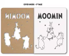 Moomin muistivihko B6 Comet kraft paper - 2