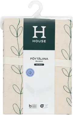 House pöytäliina Lehtiset 140x240 cm brodeerattu - 3