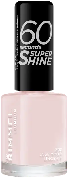 Rimmel 8ml 60 seconds Super Shine 203 Lose Your Lingerie kynsilakka - 1