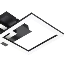 EGLO Kattovalaisin connect.z Paranday-z led 21,5W 52,5x31cm musta/valkoinen - 3