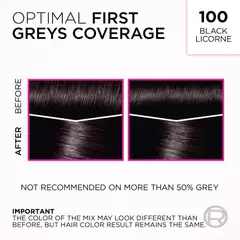 L'Oréal Paris Casting Crème Gloss 100 Black Licorne semi-permanent hiusväri normaaleille hiuksille 1 pce - 7