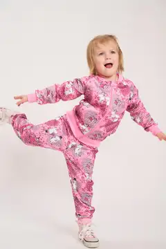 Muumi lasten verkkatakki Ystävät 591300 - Vaaleanpunainen - 4