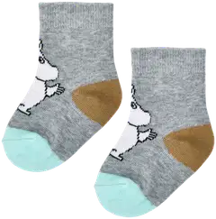 Vauva Sukat Muumipeikko MBABY23O - Harmaa/Ruskea/Vaaleansininen - 1