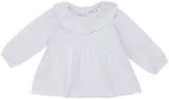 TEX BABY vauvojen frillapusero I980390 - WHITE 1 - 1