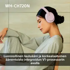Sony langattomat vastamelusankakuulokkeet WH-CH720NB musta - 13