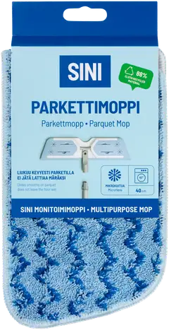 Sini parkettimoppi mikrokuitua - 1