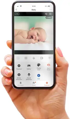 Alecto itkuhälytin kameralla - 6