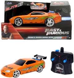 Jada - RC Fast & Furious Nitro Powered Vapor Brian's Toyota Supra Mk4, 1:24, radio-ohjattava, 2 kanavainen ohjain, taajuus 2,4 GHz - 1