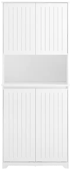 SoBuy säilytyskaappi valkoinen BZR150-W - 1