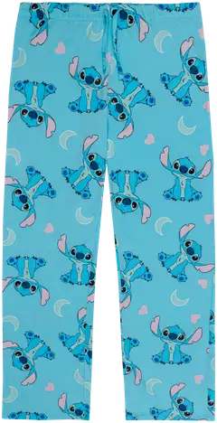 Liloo&Stitch naisten pyjamahousut - Light Blue - 1