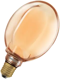 OSRAM LED-sisustuslamppu Vintage 1906 Globe 130mm 4W 220lm 1800K E27 O-filamentti kulta lasi - 1