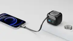 Waltter Eco PD35W seinälaturi kelattavalla USB-C kaapelilla - 4
