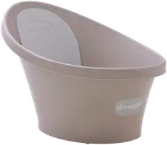 Shnuggle taupe vauvan kylpyamme on suunniteltu tekemään kylpemisestä vähemmän stressaavaa vanhemmille ja hauskaa vauvalle. - 2