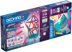 Geomag Glitter Tuplapakkaus -magneettirakennussetti 82 osaa - 1