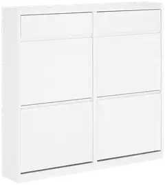 SoBuy kenkäkaappi valkoinen FSR169-W - 3