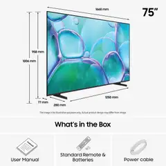 Samsung 75" 4K UHD Smart LED TV TU75U7005F - 5