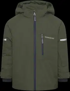 Didriksons  lasten toppatakki Falken - Deep Green - 1