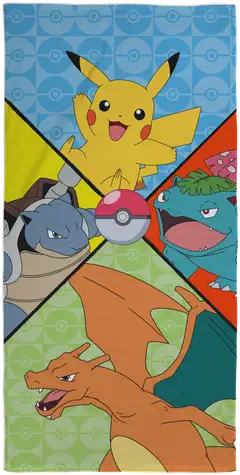 Lasten kylpypyyhe Pokemon 70x140 cm - 1